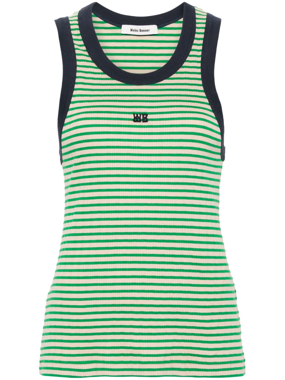 Sonic striped tank top - Neutrals