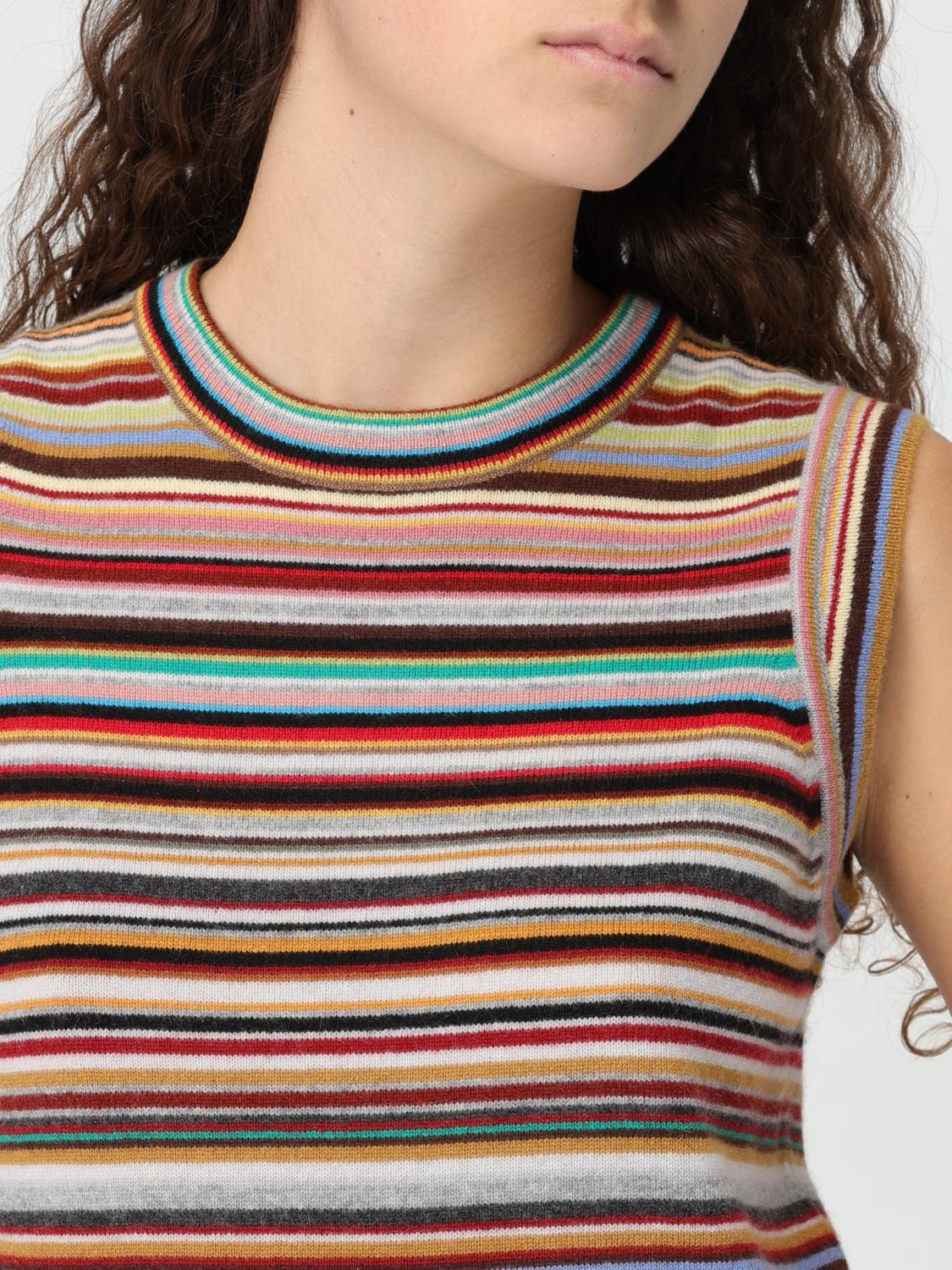 Signature Stripe vest - Red