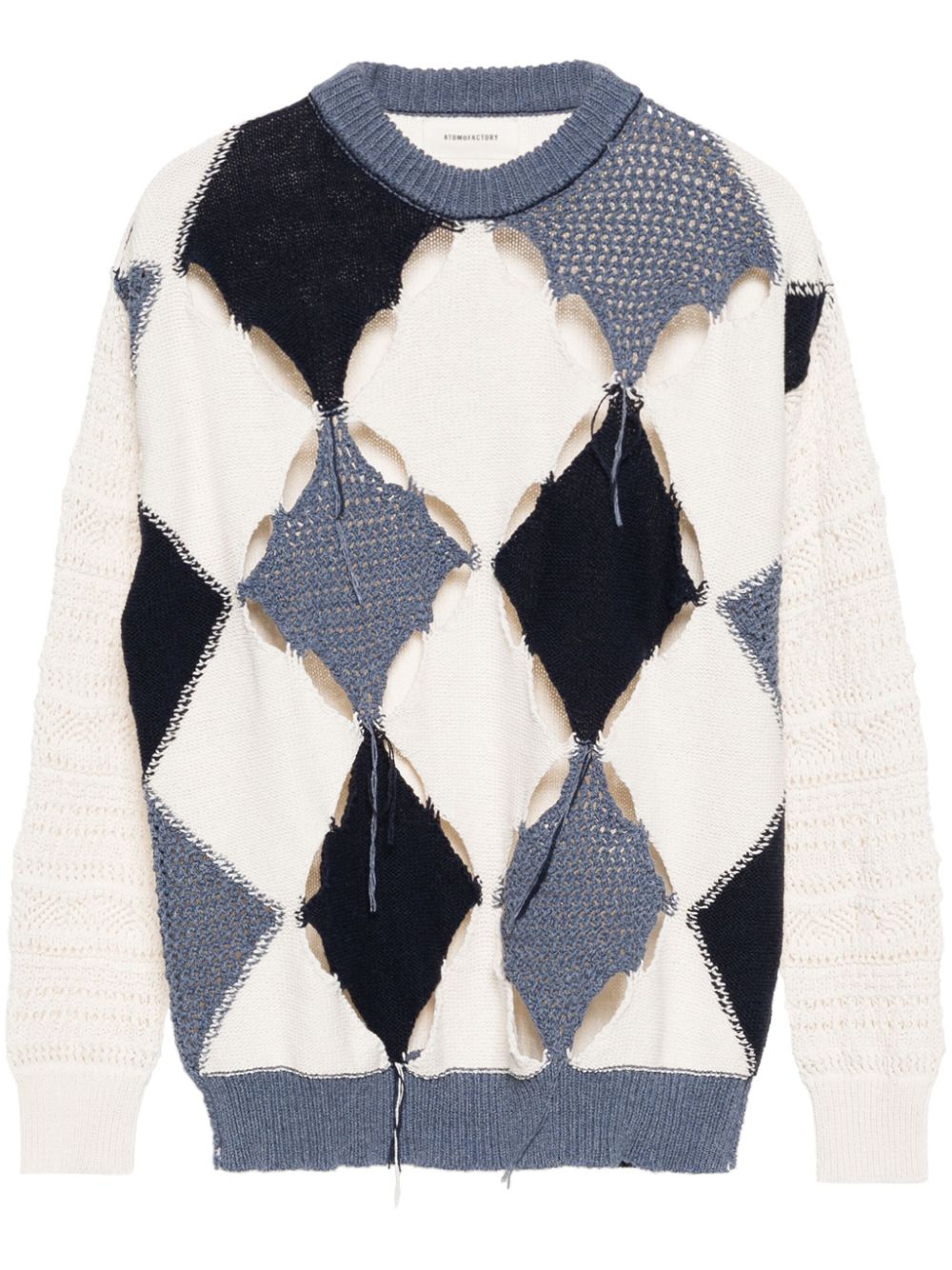 Cut out-detail jumper - Neutrals