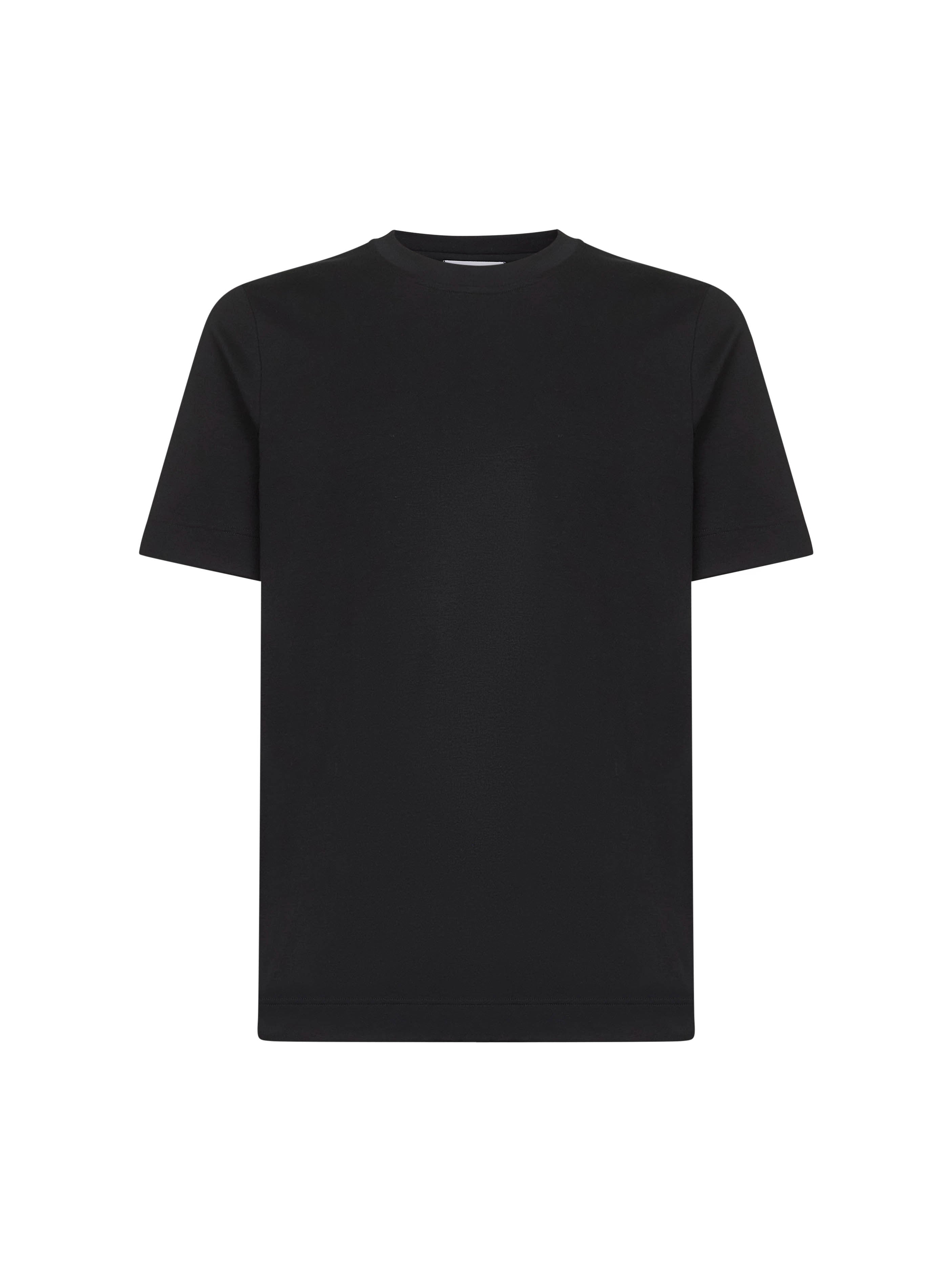 Soft Cotton Jersey T-Shirt — Black