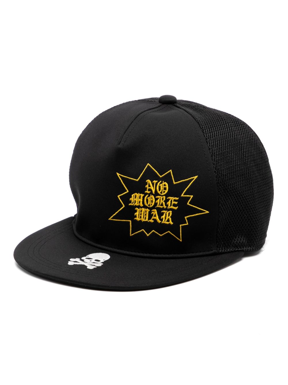 Embroidered-logo cap - Black