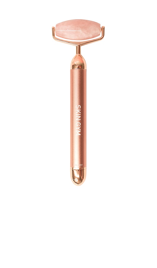 Skin Gym Rose Quartz Vibrating Roller in Beauty: NA