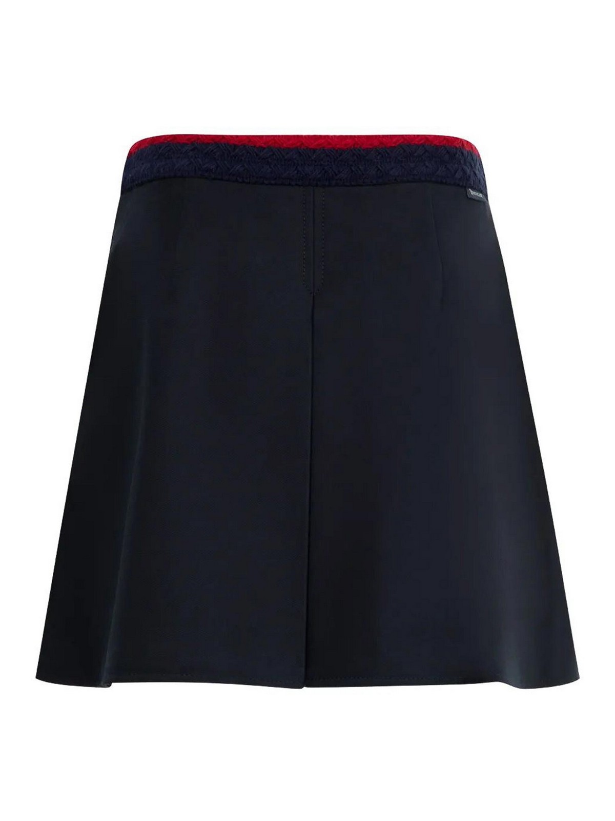 Navy Blue Cotton Skirt
