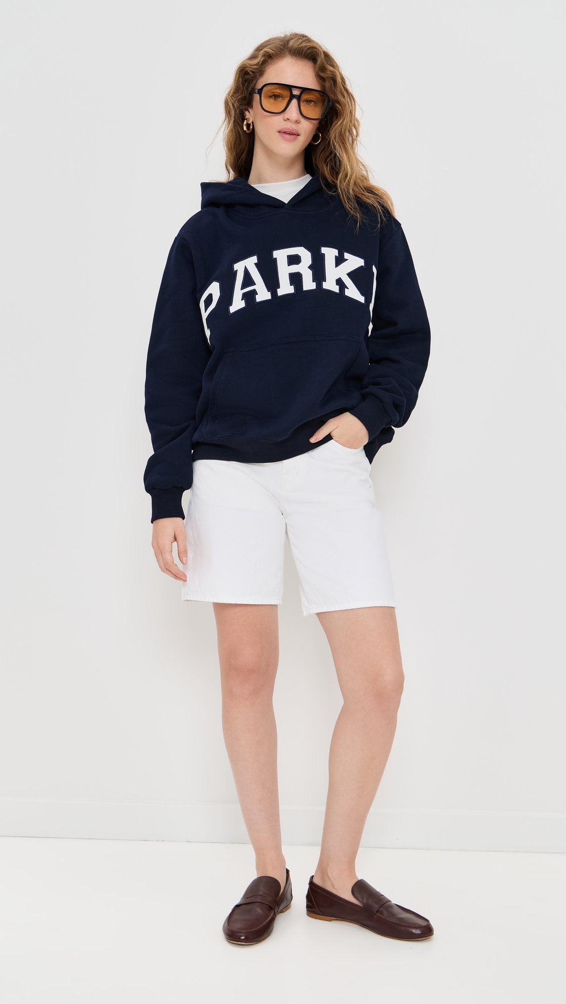 PARKE Varsity Hoodie Navy