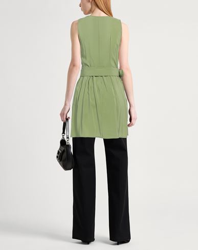 Woman Top Light green Size 2 Viscose, Polyester