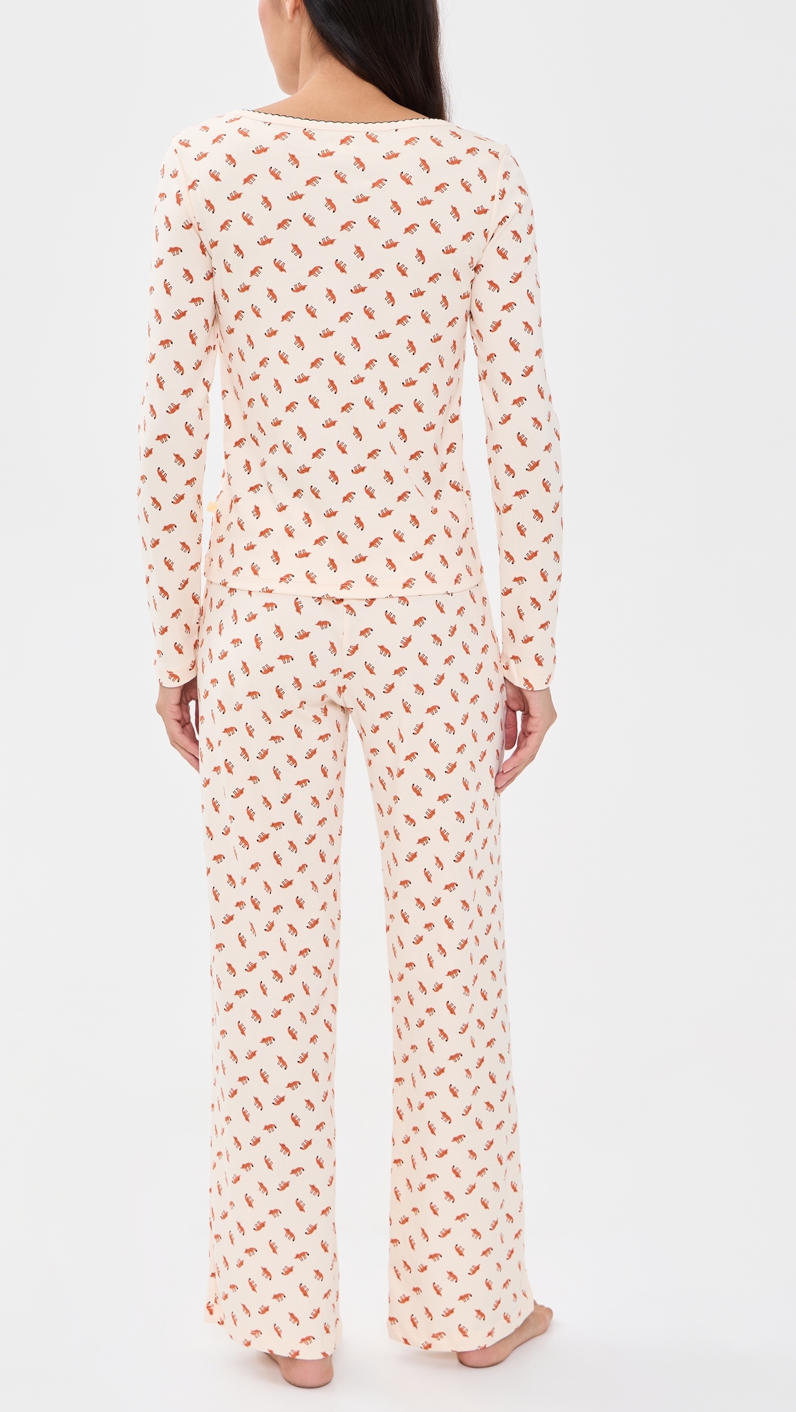Ellie Pajamas Set Foxlet Print