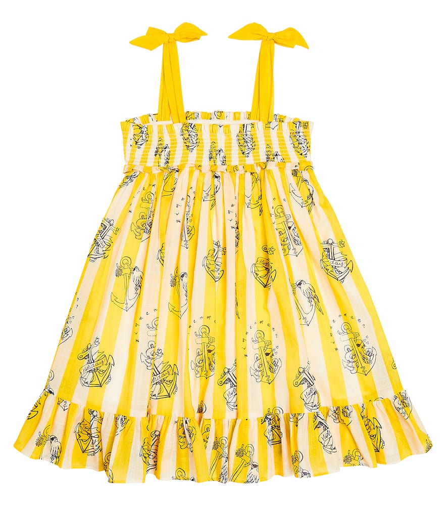 Zimmermann Kids Alight striped cotton dress