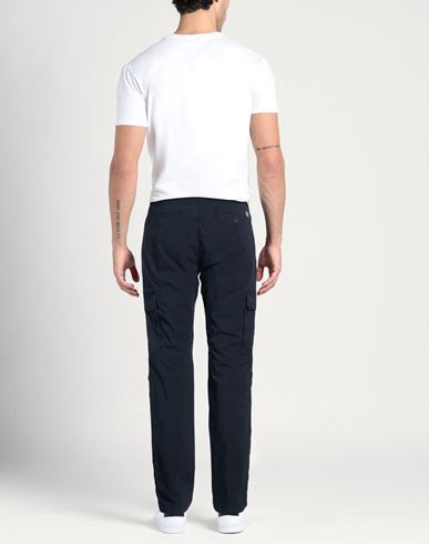 Man Pants Navy Size 30 Cotton, Elastane