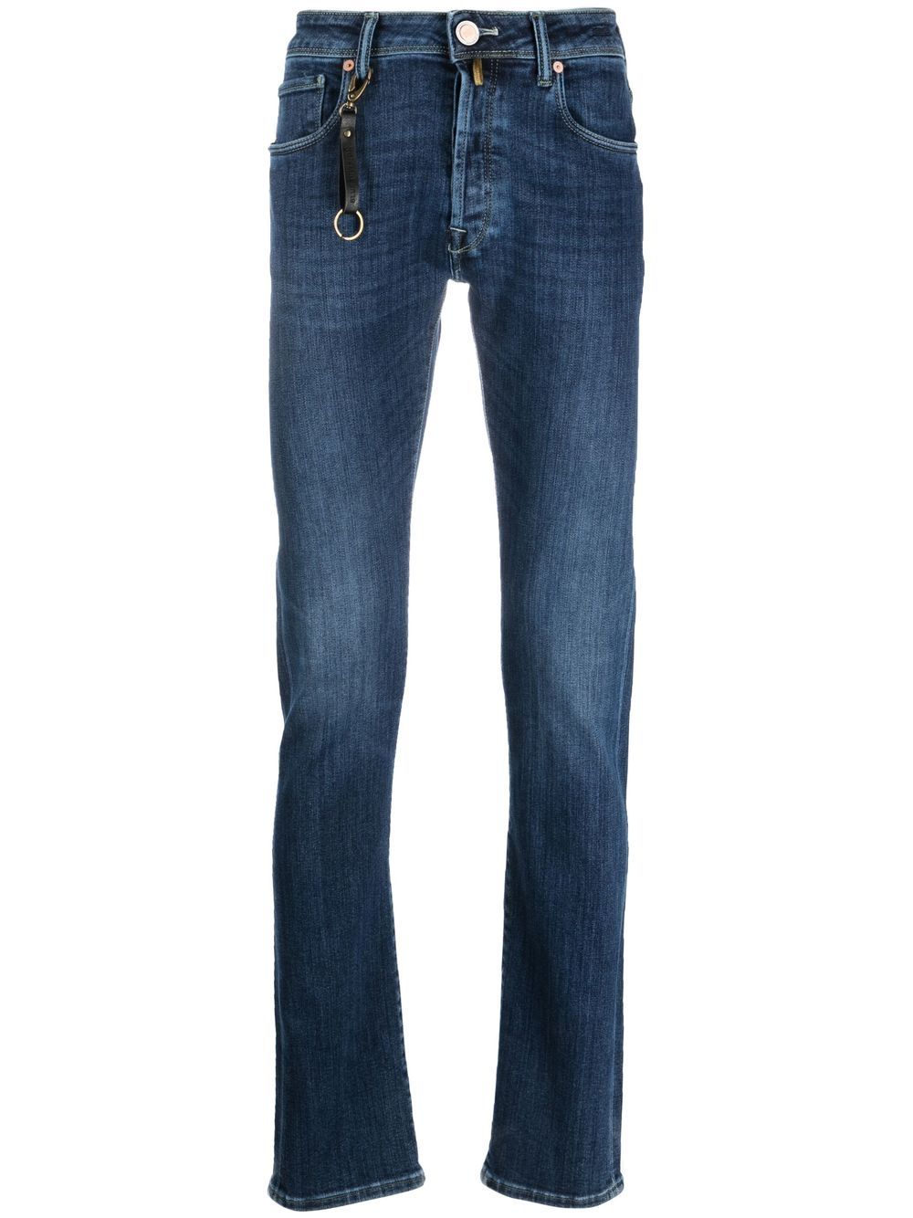 High-rise skinny jeans - Blue