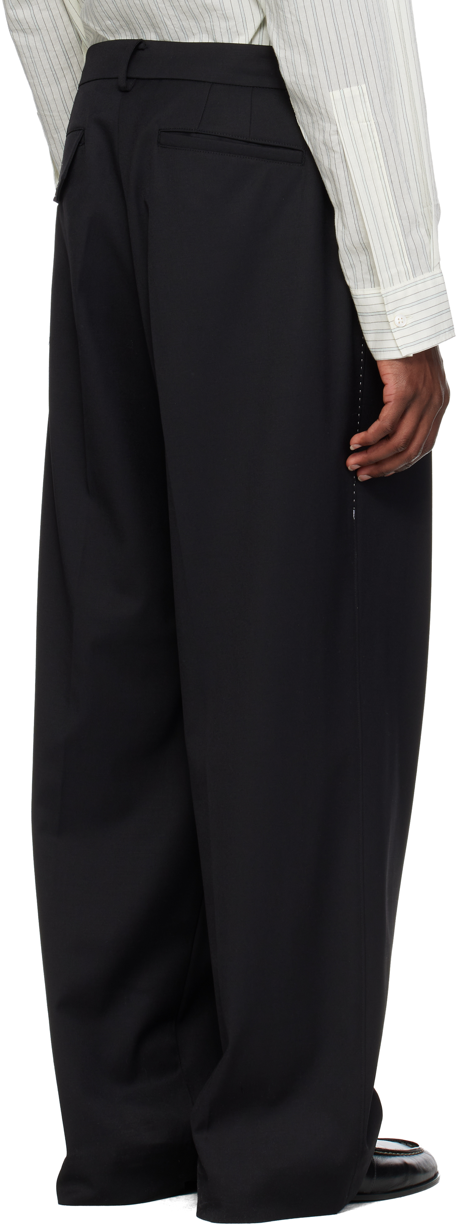 Black Morrison Trousers