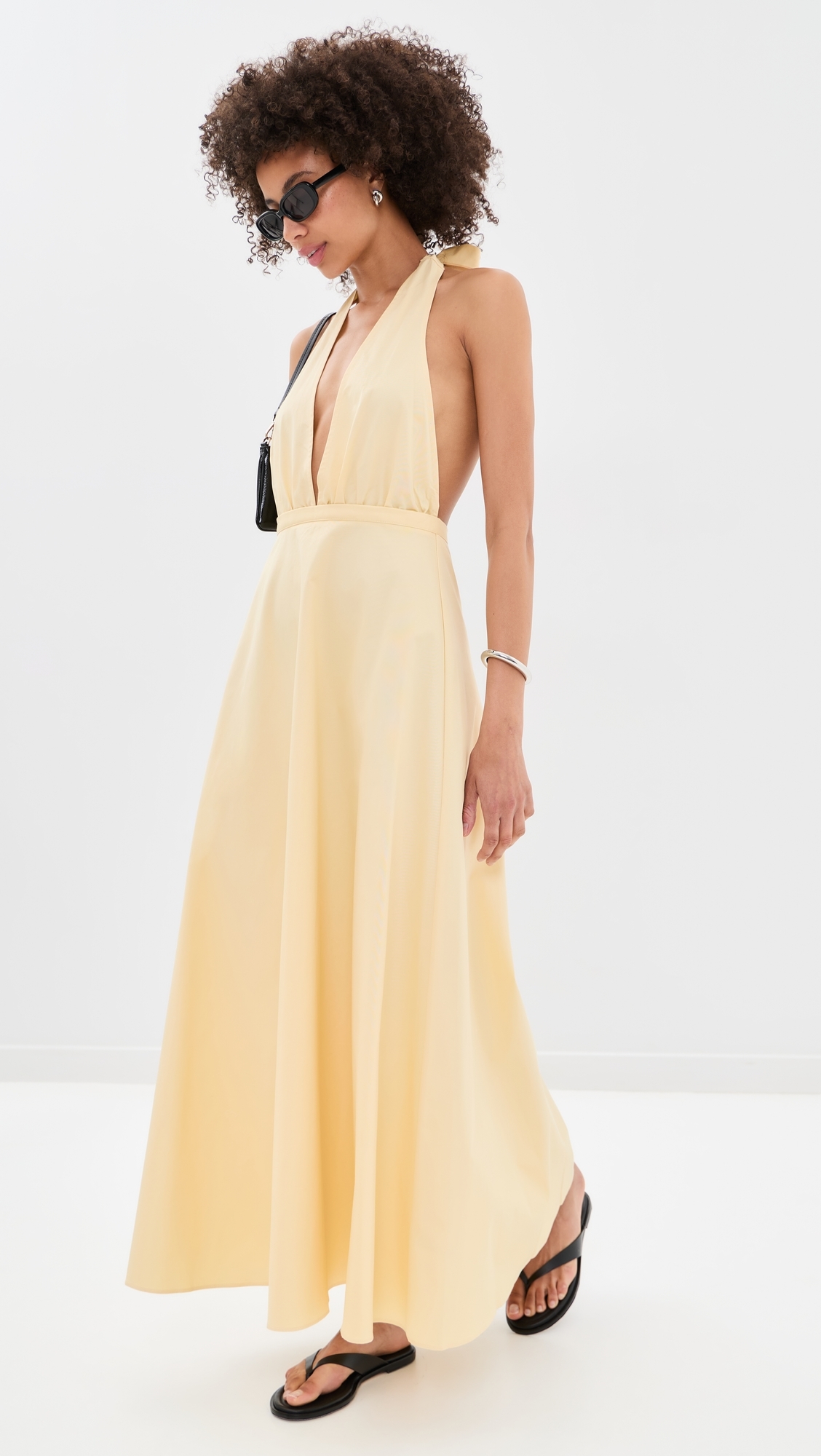 District Maxi Dress Lemon