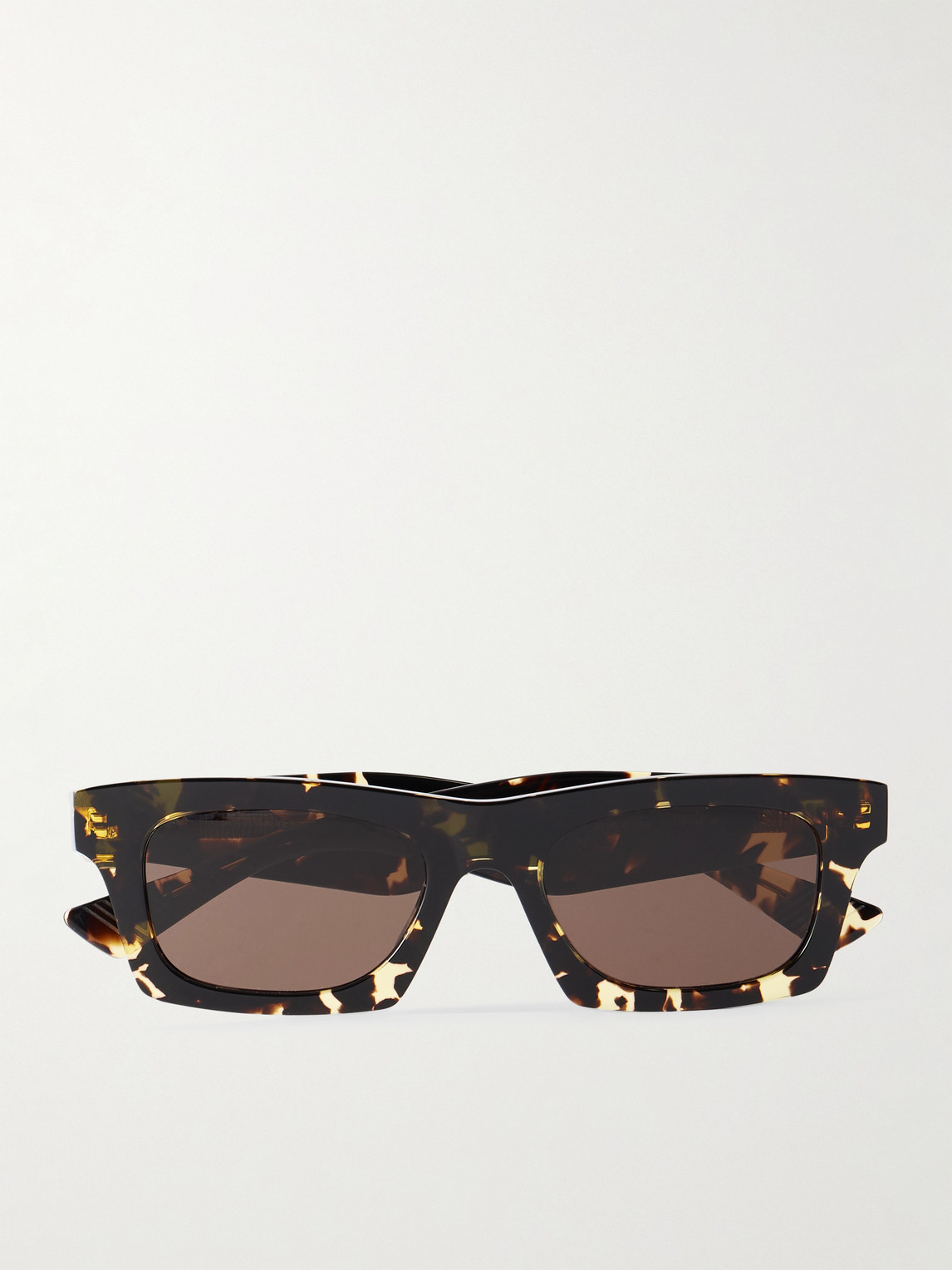 New Entry Square-Frame Tortoiseshell Recycled-Acetate Sunglasses