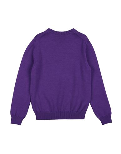 Kid Girl Sweater Purple Size 10 Virgin Wool, Viscose