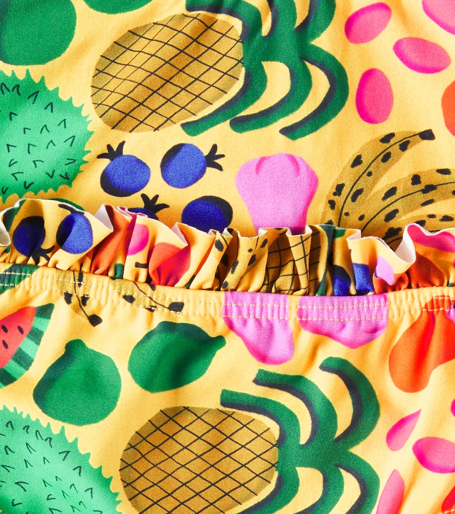Fábula Printed ruffled bikini