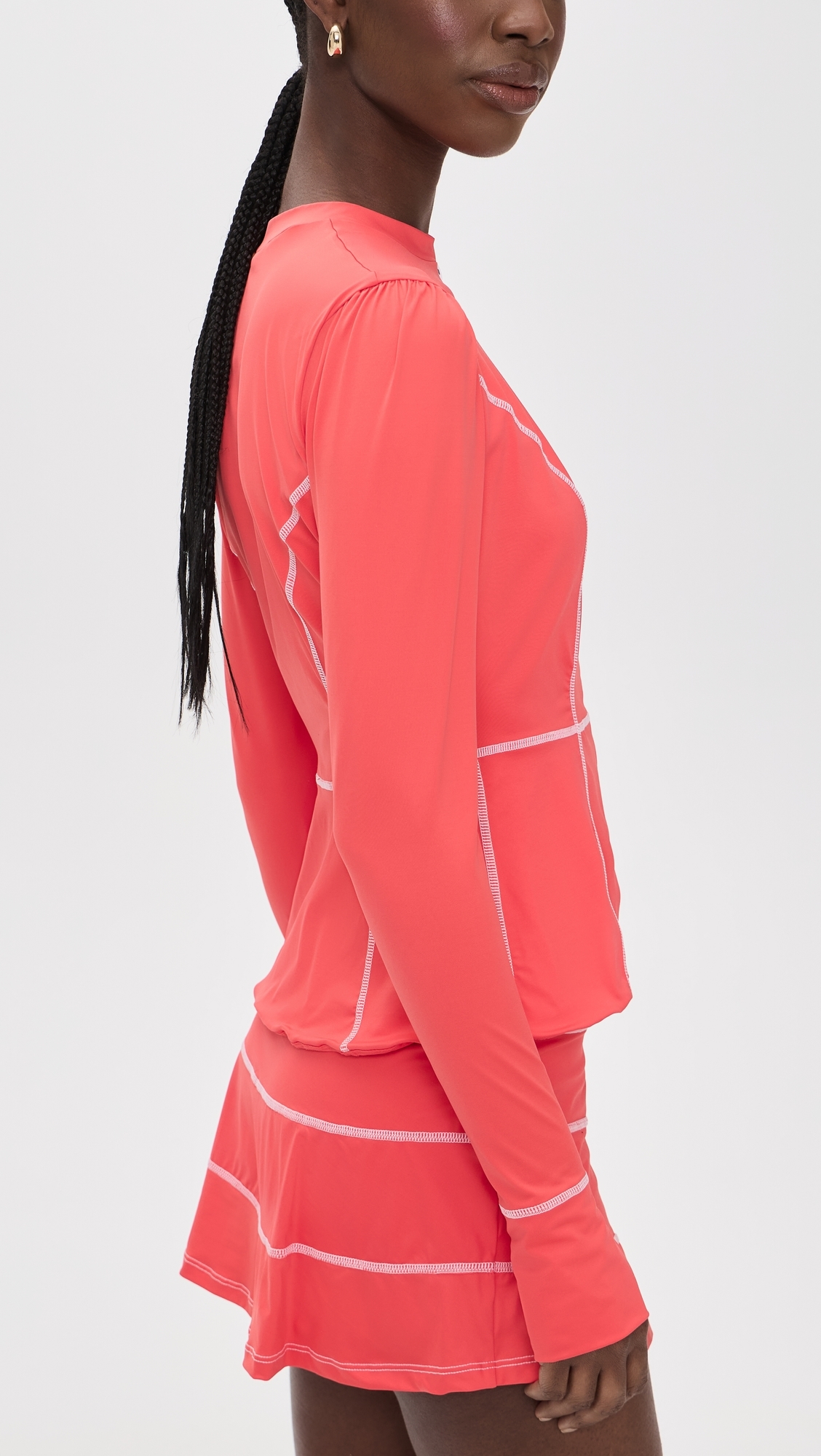 The Alexia Rashguard Top Coral