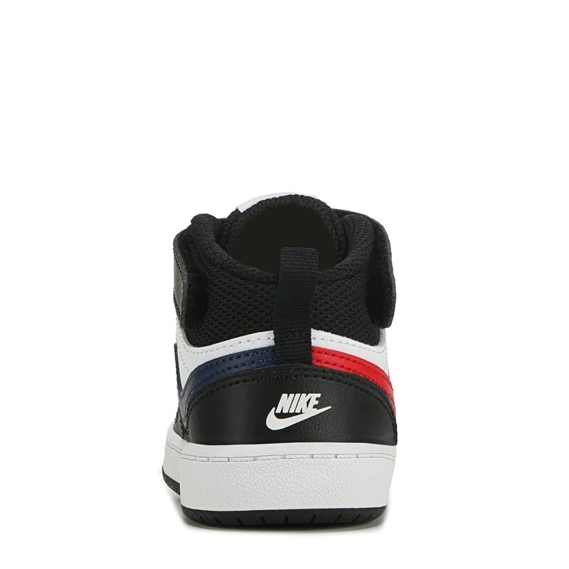 Kids' Court Borough Mid 2 High Top Sneaker Baby/Toddler Shoes (White/Black/Red/Navy)