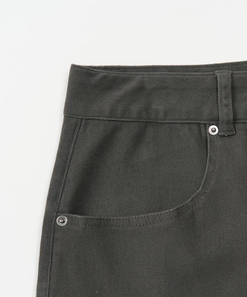 Cotton Washed Line Pants