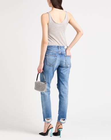 Woman Top Silver Size M Viscose, Polyamide, Polyester