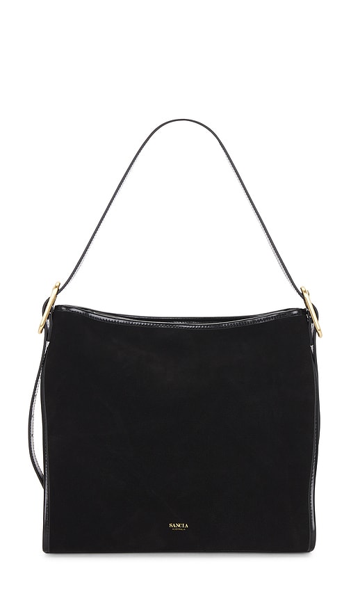 Sancia The Moretto Shoulder Bag in Black
