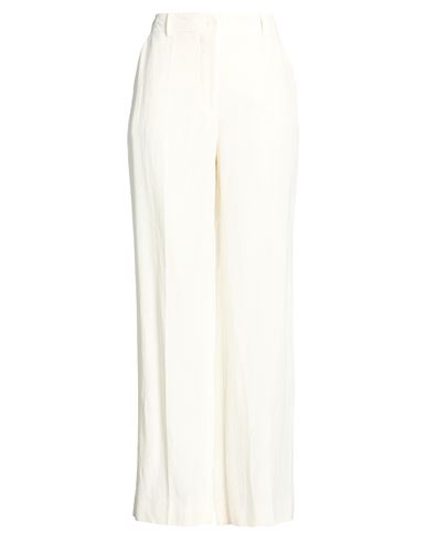 P. a.r. o.s. h. Woman Pants Ivory Size M Viscose, Linen