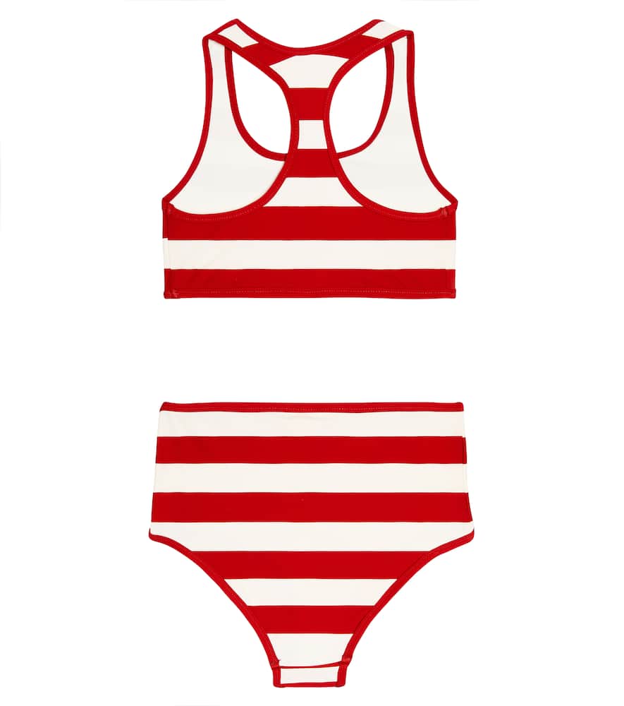 Zimmermann Kids Alight striped bikini