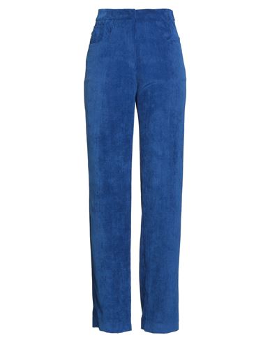 Woman Pants Bright blue Size 4 Polyester, Polyamide, Elastane