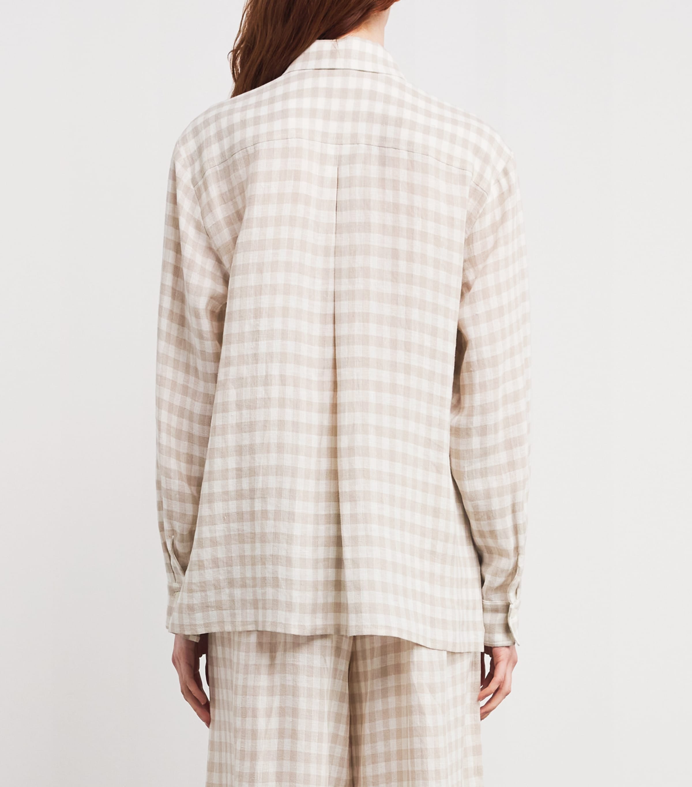 Iris Von Arnim Linen Check Radima Shirt