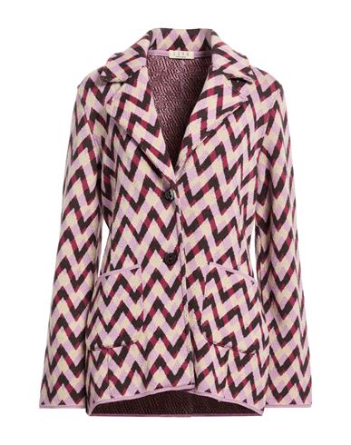 Woman Blazer Lilac Size 8 Merino Wool