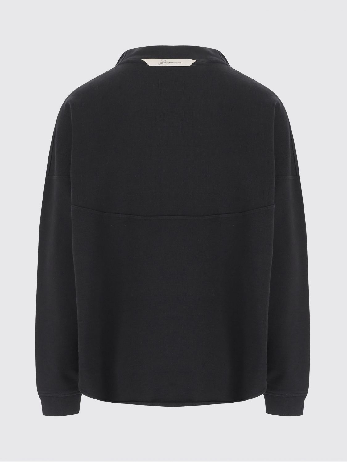 The Rond Carre Zipped Sweatshirt Black
