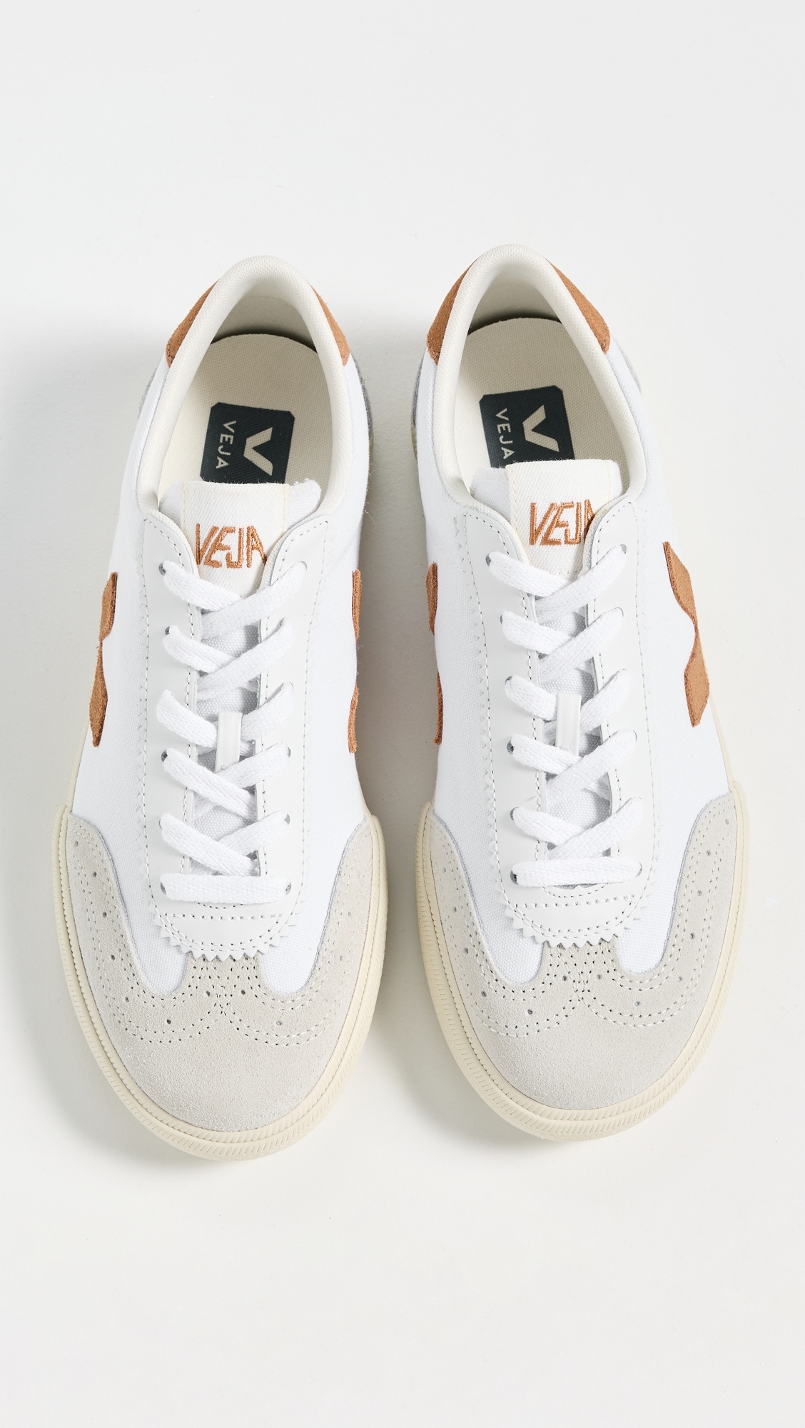 Veja Volley Canvas Sneakers White Umber