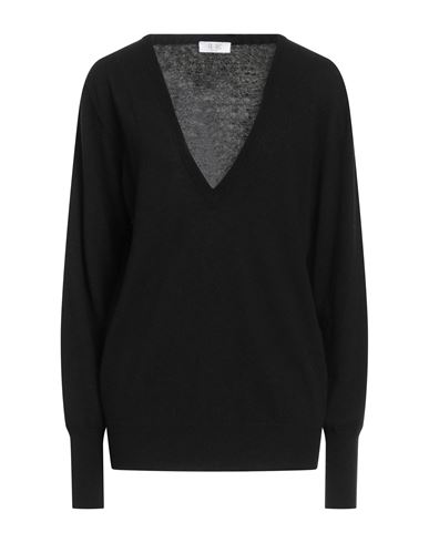 Woman Sweater Black Size L Wool, Viscose, Polyamide, Cashmere