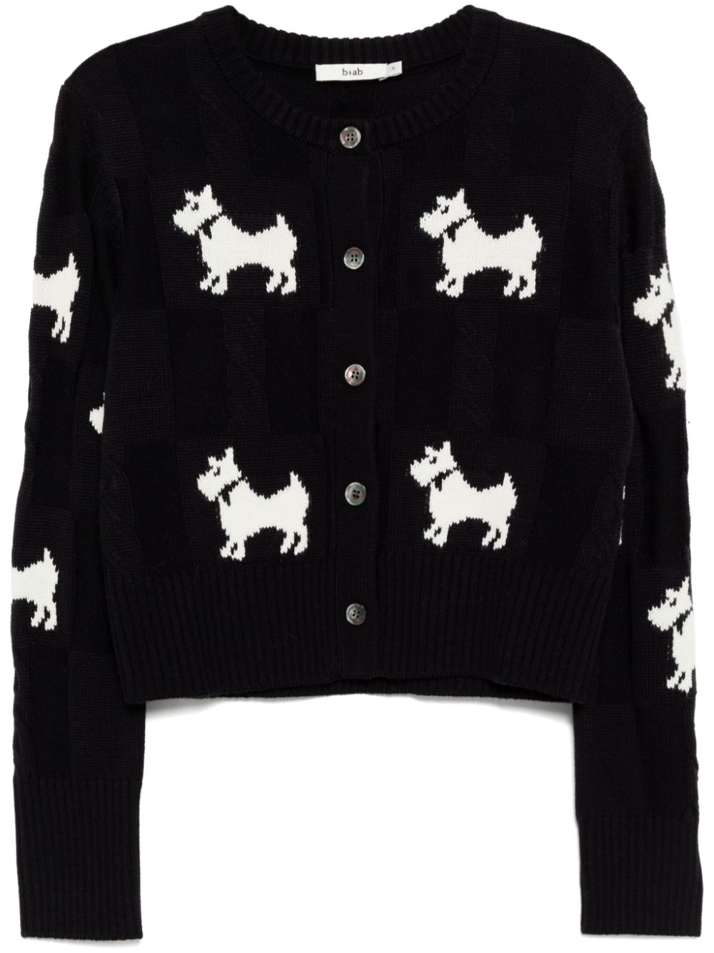 Graphic cardigan - Grey