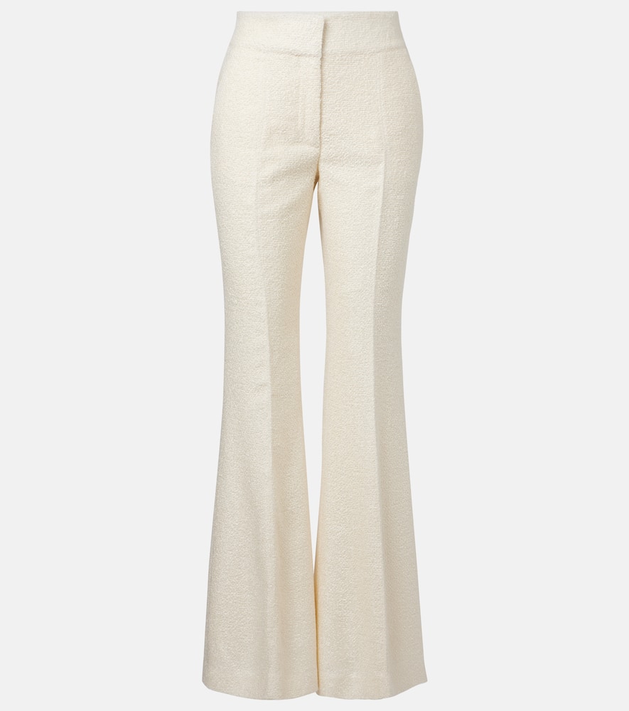 Rhein flared silk pants