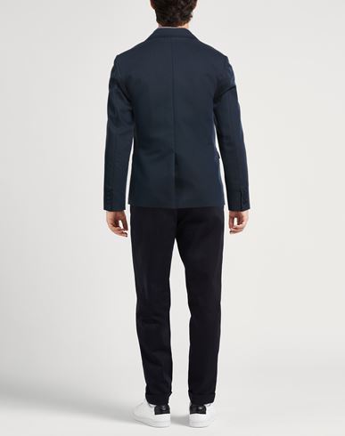 Man Blazer Midnight blue Size 36 Polyester, Viscose
