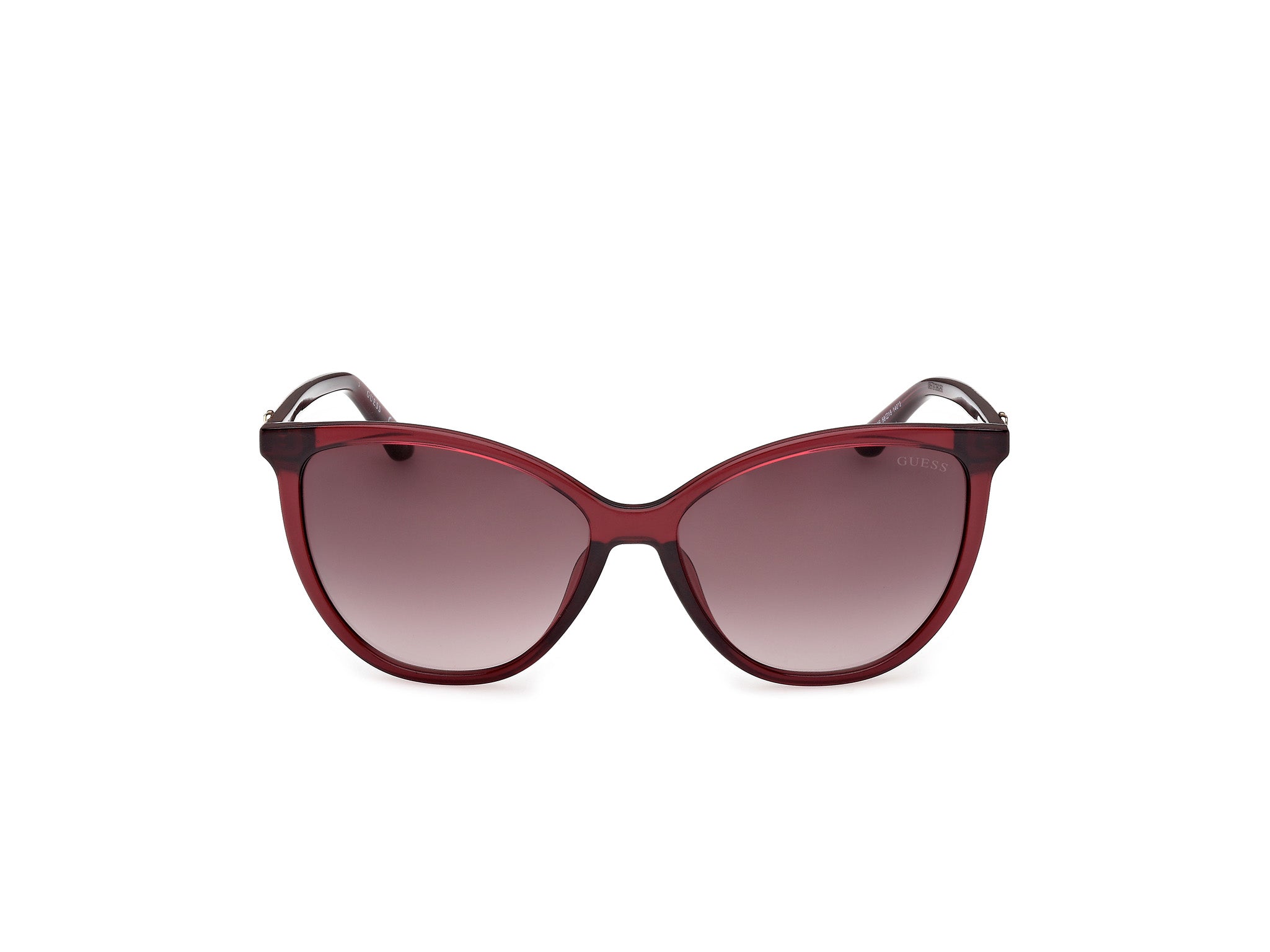 Guess Mujer Guess GU00256 69F Gafas de sol Inyectado Burdeos Marrón Cat Eye Norma