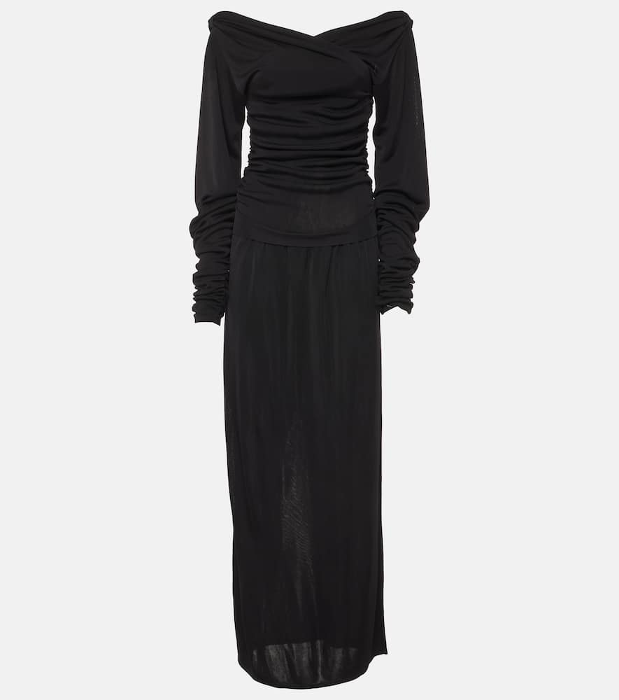 Fable draped maxi dress