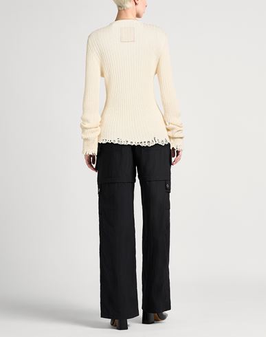 Woman Sweater Off white Size L Cotton, Silk