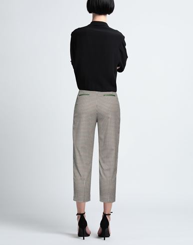 Woman Pants Green Size 2 Polyester, Viscose, Elastane