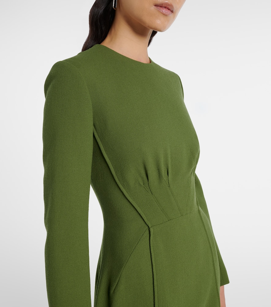 Collinson wool crêpe midi dress