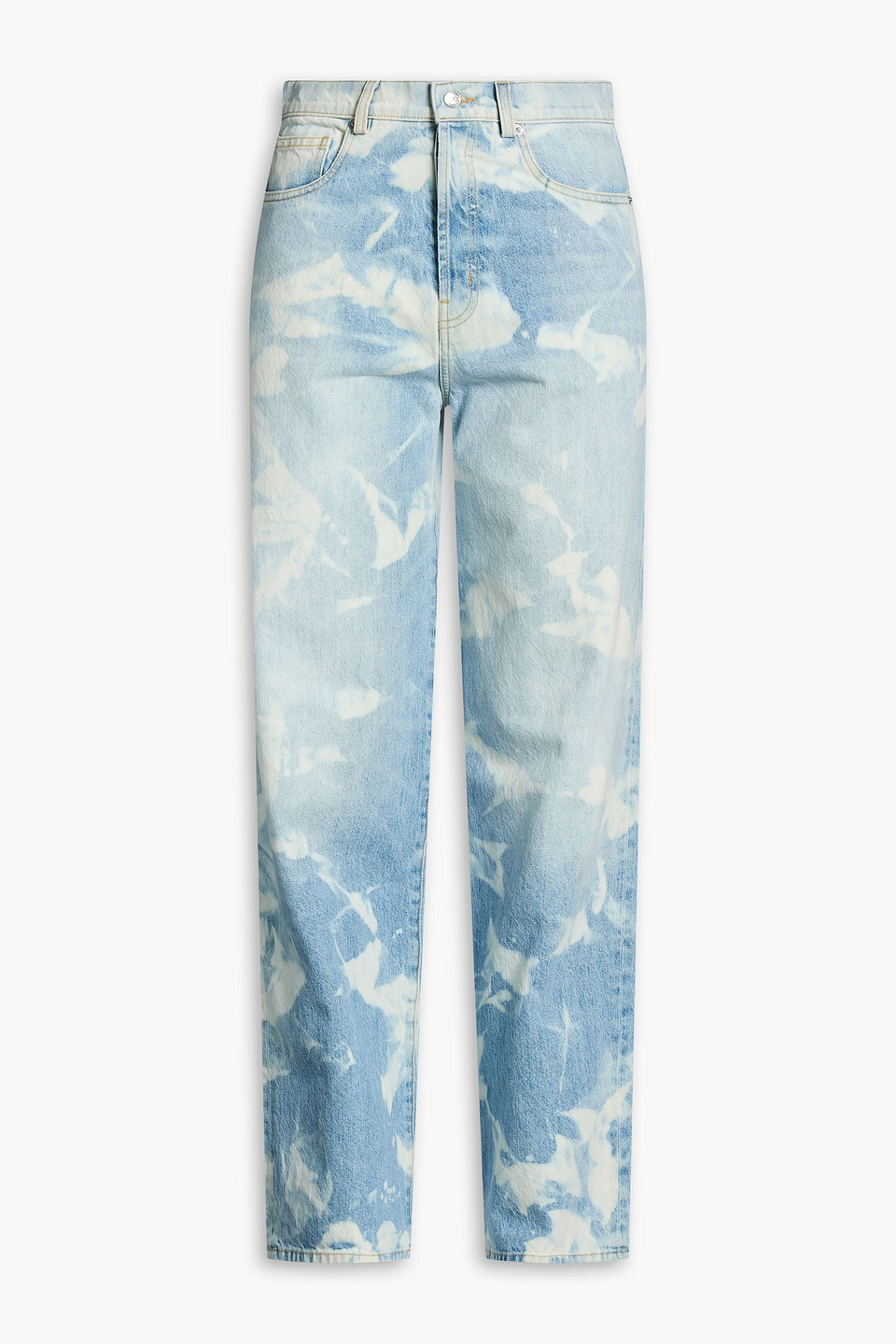 Bleached denim jeans - Blue - 36