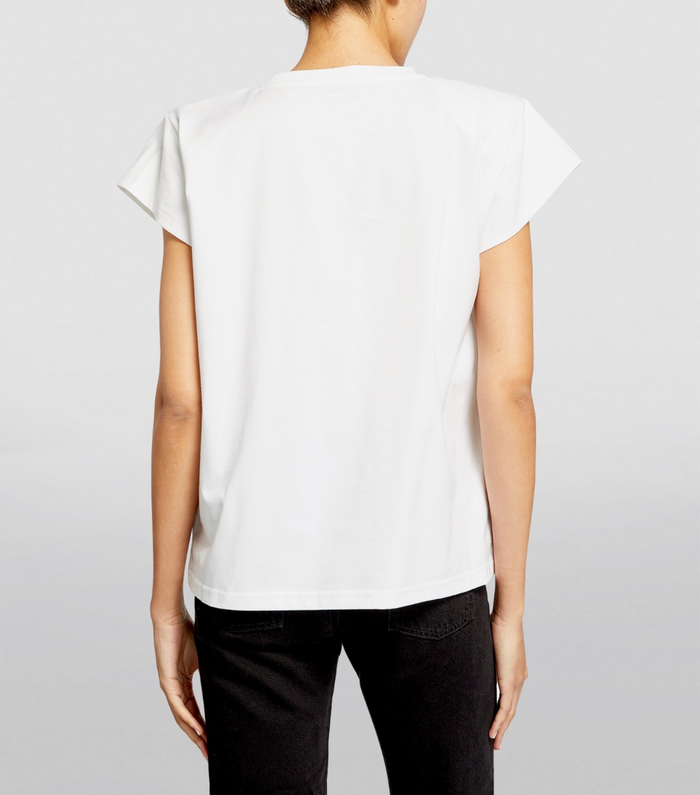 마그다 부트림 Padded-Shoulder T-Shirt