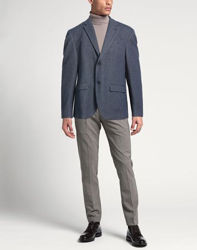 Man Blazer Navy Size 46 Cotton, Polyester, Viscose