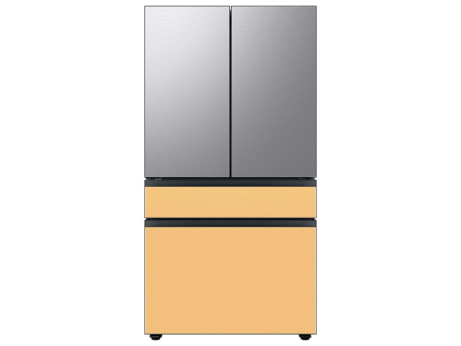Bespoke 4-Door French Door Refrigerator Panel in Stainless Steel - Top Panel(RA-F18DU4QL/AA)