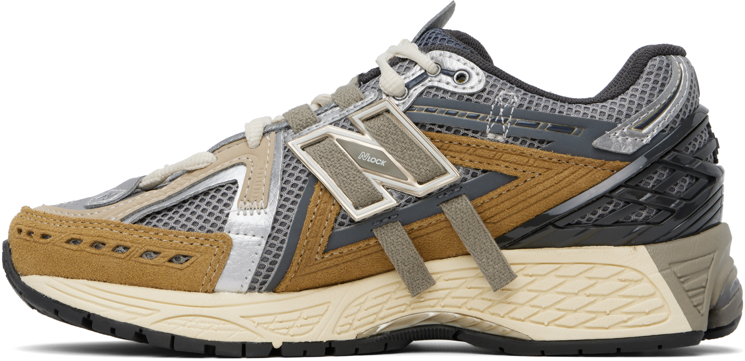 New Balance Gray & Tan 1906A Sneakers