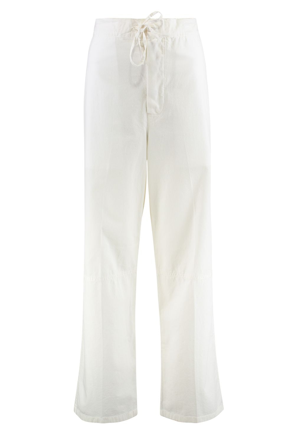 Drawstring-waist Cotton Trousers