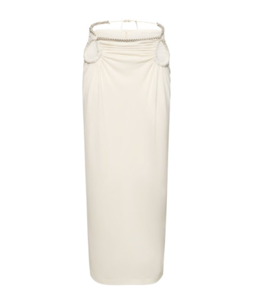 Skirt with hollowed-out details