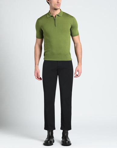 Man Pants Black Size 40 Cotton, Nylon, Elastane