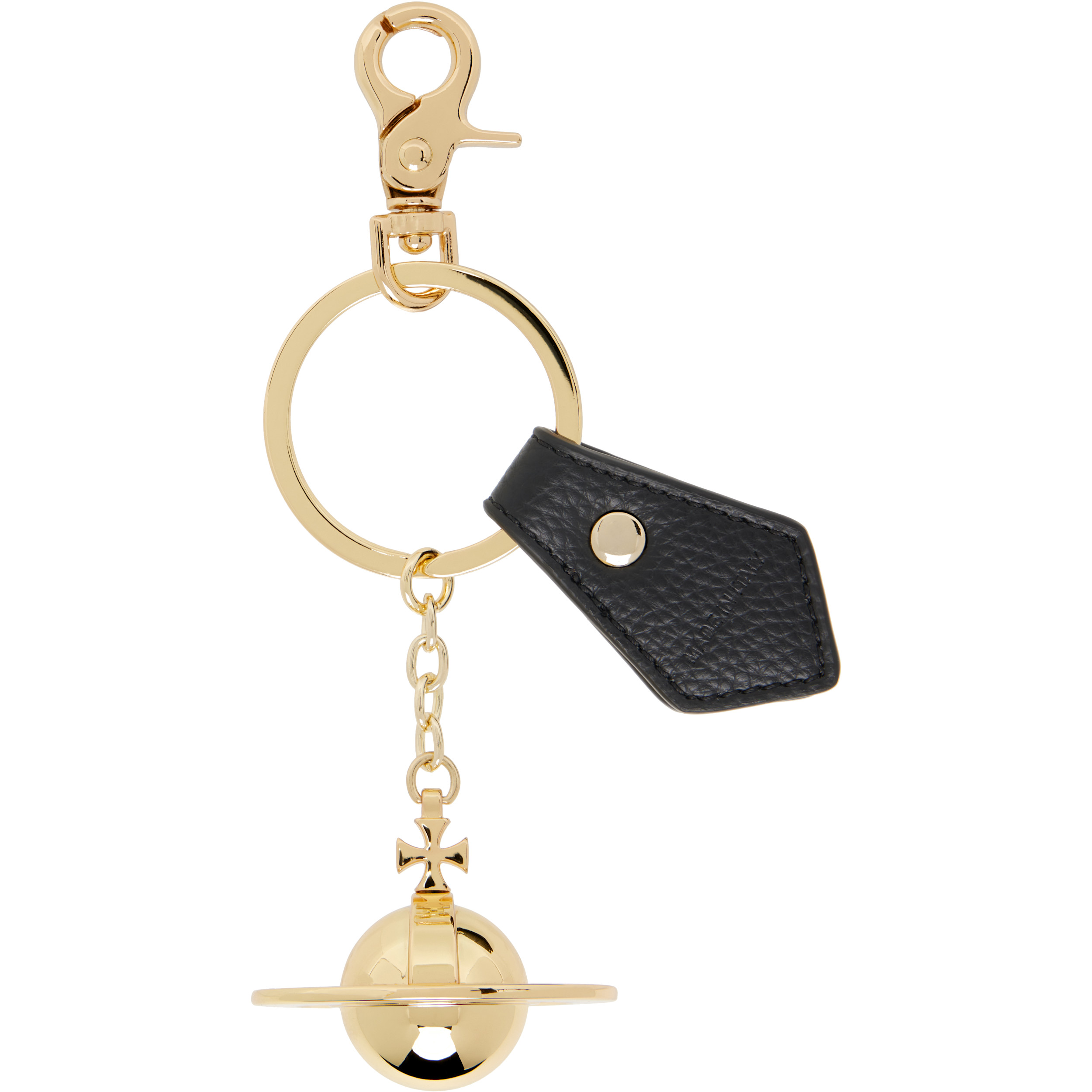 Gold 3D Orb Keychain