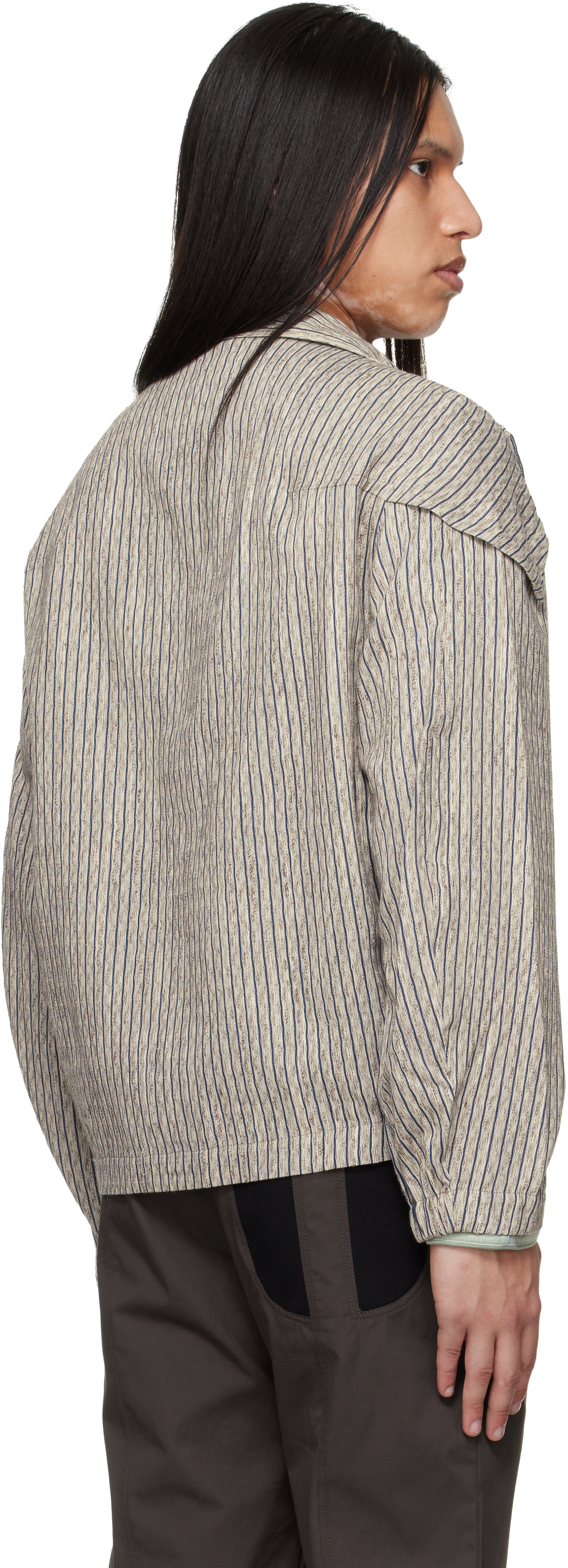 Brown Farkas Pullover Jacket