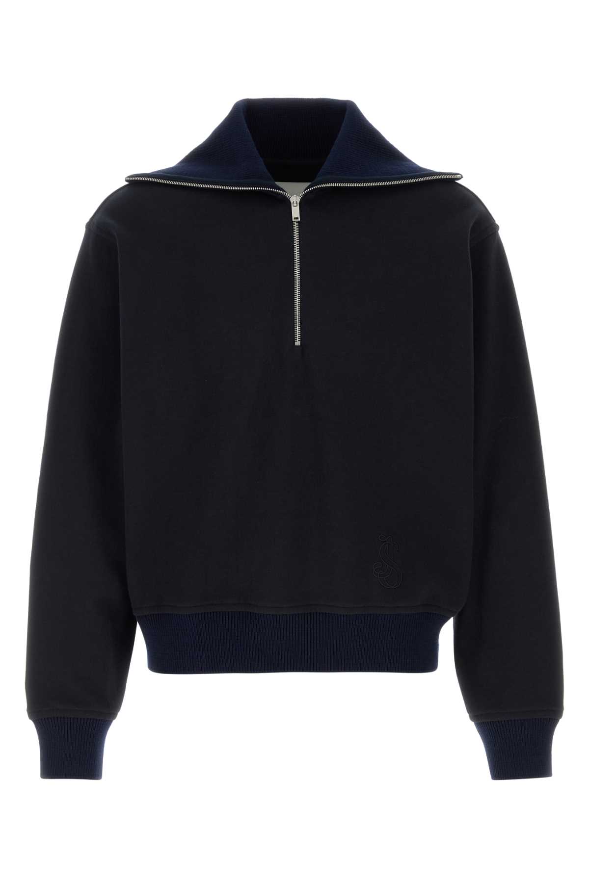 Cotton Sweatshirt With Zip